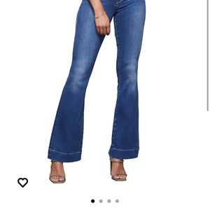 Good Flare Jeans with Trouser Hem